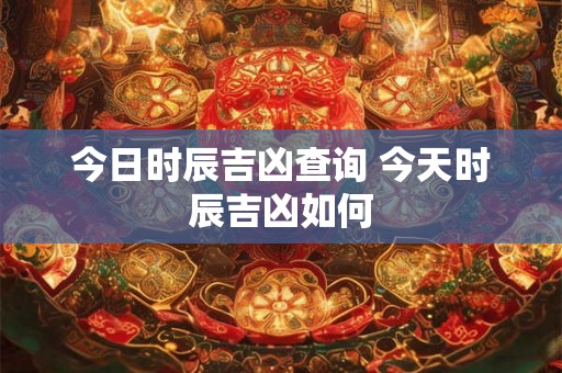 今日时辰吉凶查询 今天时辰吉凶如何 今日时辰吉凶查询 今天时辰吉凶如何