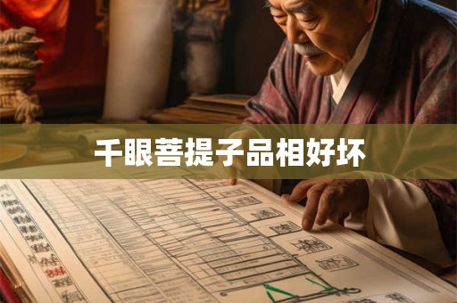 千眼菩提子品相好坏