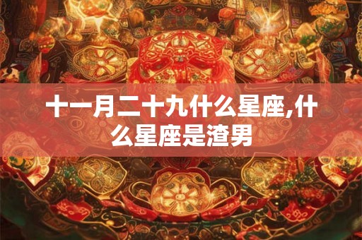 十一月二十九什么星座,什么星座是渣男