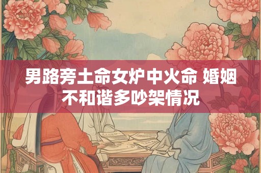 男路旁土命女炉中火命 婚姻不和谐多吵架情况