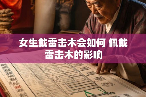 女生戴雷击木会如何 佩戴雷击木的影响