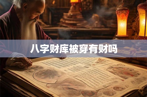 八字财库被穿有财吗