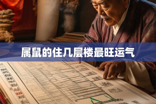 属鼠的住几层楼最旺运气