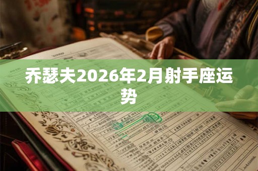 乔瑟夫2026年2月射手座运势