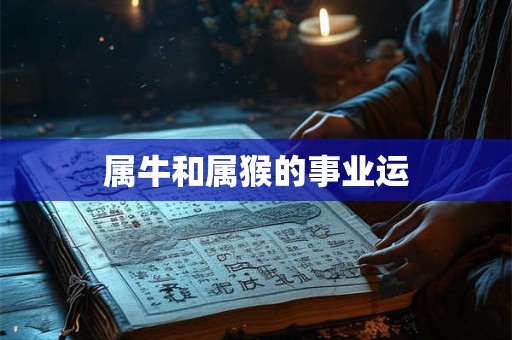 属牛和属猴的事业运