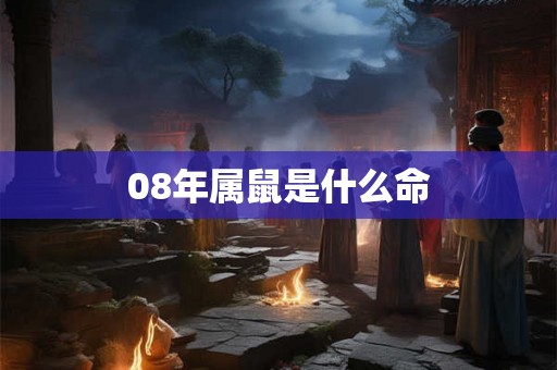 08年属鼠是什么命