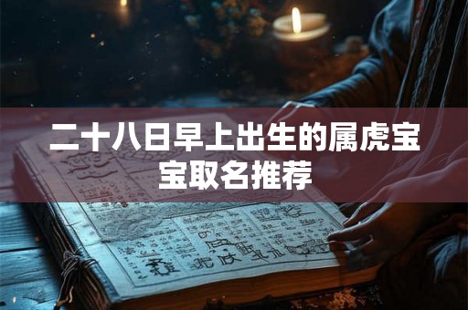 二十八日早上出生的属虎宝宝取名推荐