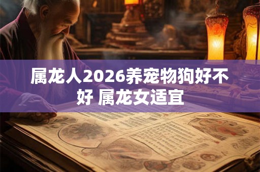 属龙人2026养宠物狗好不好 属龙女适宜