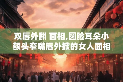 双唇外翻 面相,圆脸耳朵小额头窄嘴唇外掀的女人面相