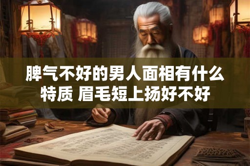 脾气不好的男人面相有什么特质 眉毛短上扬好不好 脾气不好的男人面相有什么特质 眉毛短上扬好不好