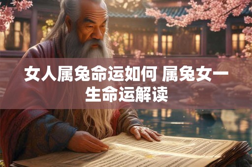 女人属兔命运如何 属兔女一生命运解读