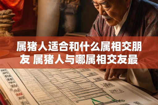 属猪人适合和什么属相交朋友 属猪人与哪属相交友最合适