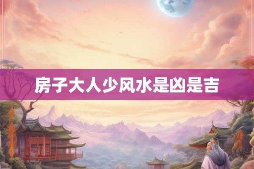 房子大人少风水是凶是吉