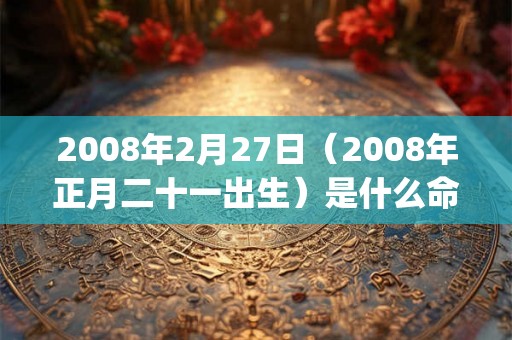 2008年2月27日（2008年正月二十一出生）是什么命_命运如何