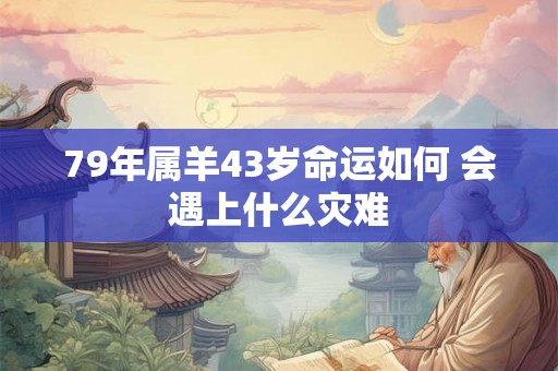 79年属羊43岁命运如何 会遇上什么灾难