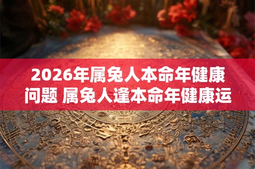 2026年属兔人本命年健康问题 属兔人逢本命年健康运如何