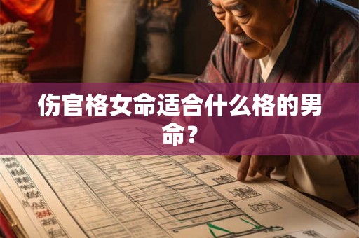 伤官格女命适合什么格的男命？