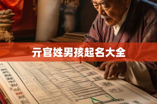 亓官姓男孩起名大全 亓官姓男孩起名大全