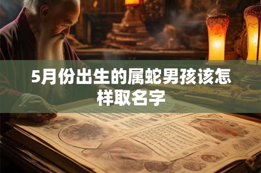 5月份出生的属蛇男孩该怎样取名字 5月份出生的属蛇男孩该怎样取名字