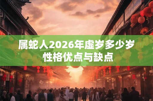 属蛇人2026年虚岁多少岁 性格优点与缺点