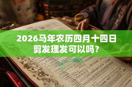 2026马年农历四月十四日剪发理发可以吗? 2026马年农历四月十四日剪发理发可以吗?