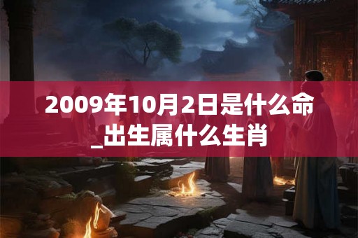 2009年10月2日是什么命_出生属什么生肖