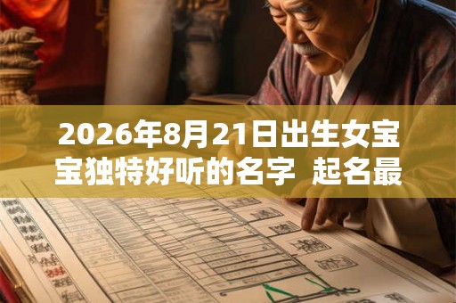 2026年8月21日出生女宝宝独特好听的名字 起名最佳字 2026年8月21日出生女宝宝独特好听的名字 起名最佳字