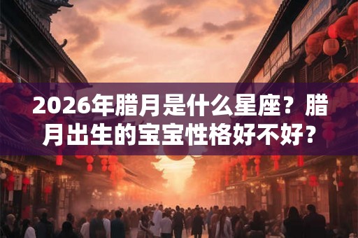 2026年腊月是什么星座？腊月出生的宝宝性格好不好？