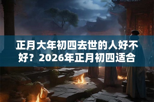 正月大年初四去世的人好不好？2026年正月初四适合出殡吗？