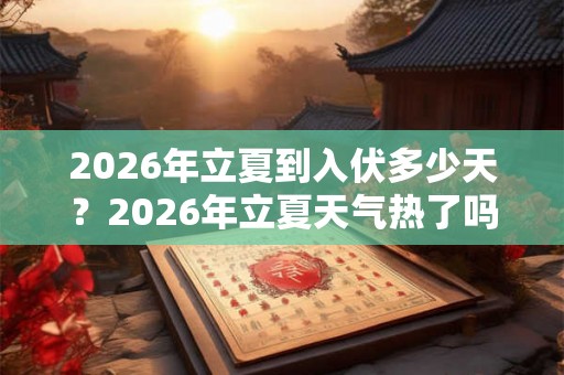2026年立夏到入伏多少天？2026年立夏天气热了吗？