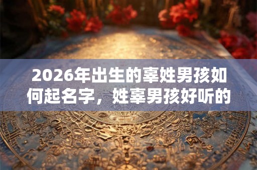 2026年出生的辜姓男孩如何起名字,姓辜男孩好听的名字 2026年出生的辜姓男孩如何起名字,姓辜男孩好听的名字