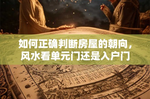 如何正确判断房屋的朝向，风水看单元门还是入户门