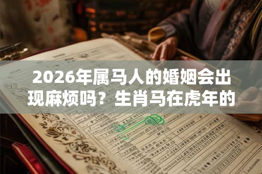 2026年属马人的婚姻会出现麻烦吗？生肖马在虎年的感情运势
