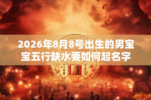 2026年8月8号出生的男宝宝五行缺水要如何起名字