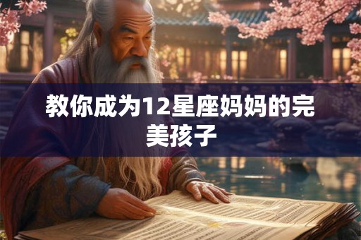 教你成为12星座妈妈的完美孩子 教你成为12星座妈妈的完美孩子