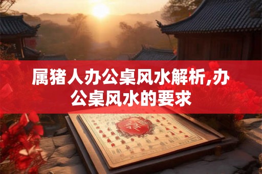 属猪人办公桌风水解析,办公桌风水的要求