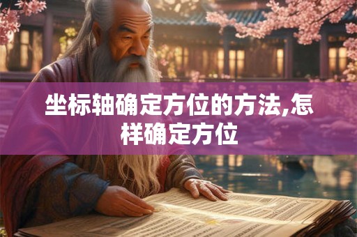 坐标轴确定方位的方法,怎样确定方位