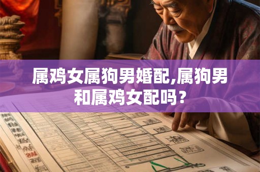 属鸡女属狗男婚配,属狗男和属鸡女配吗？