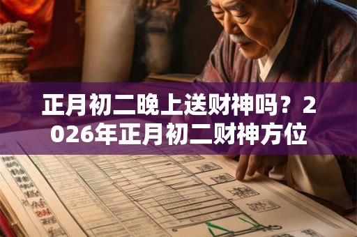 正月初二晚上送财神吗？2026年正月初二财神方位