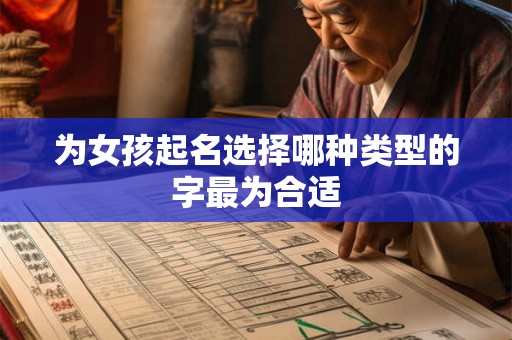 为女孩起名选择哪种类型的字最为合适