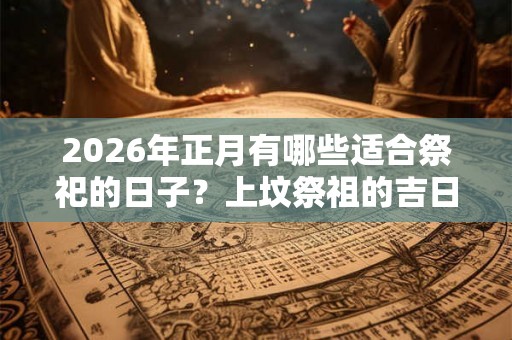 2026年正月有哪些适合祭祀的日子？上坟祭祖的吉日一览表