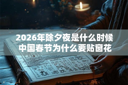 2026年除夕夜是什么时候 中国春节为什么要贴窗花