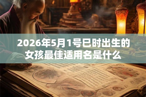 2026年5月1号巳时出生的女孩最佳适用名是什么