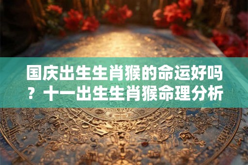 国庆出生生肖猴的命运好吗？十一出生生肖猴命理分析！