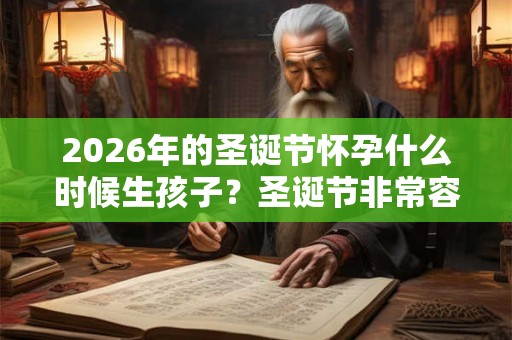 2026年的圣诞节怀孕什么时候生孩子?圣诞节非常容易怀孕? 2026年的圣诞节怀孕什么时候生孩子?圣诞节非常容易怀孕?