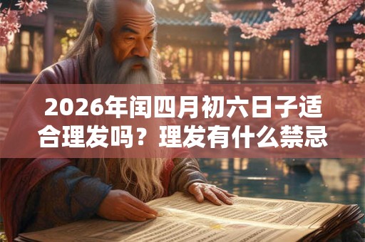 2026年闰四月初六日子适合理发吗？理发有什么禁忌？
