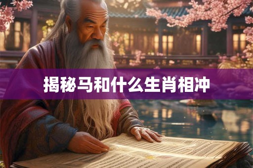 揭秘马和什么生肖相冲 揭秘马和什么生肖相冲