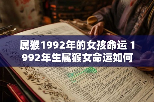 属猴1992年的女孩命运 1992年生属猴女命运如何 属猴1992年的女孩命运 1992年生属猴女命运如何
