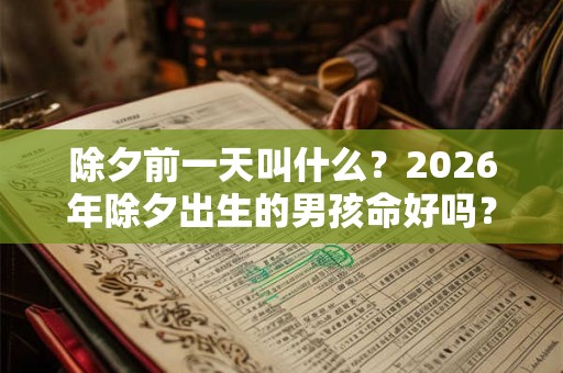 除夕前一天叫什么？2026年除夕出生的男孩命好吗？