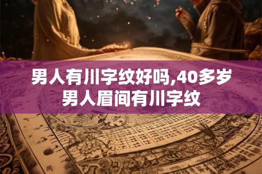 男人有川字纹好吗,40多岁男人眉间有川字纹